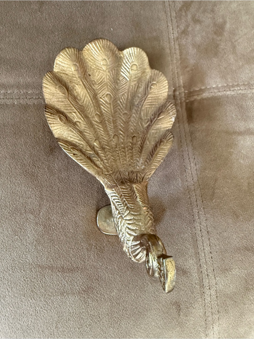 Gold Peacock Jewelry dish